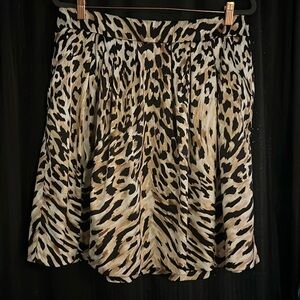 EIC, White House Black Market, leopard skirt